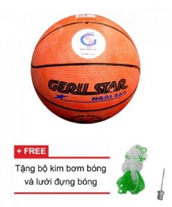 Quả bóng rổ Gerustar số 5 cao su (Cam)