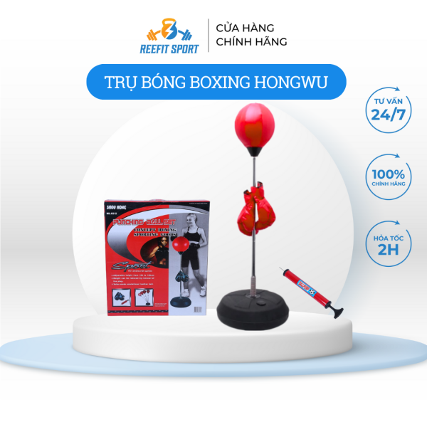 Trụ bóng tập phản xạ boxing tự đứng Hongwu