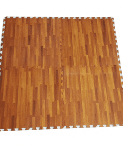 Bộ 4 tấm thảm xốp lót sàn cho bé hình vân gỗ 60x60x1cm