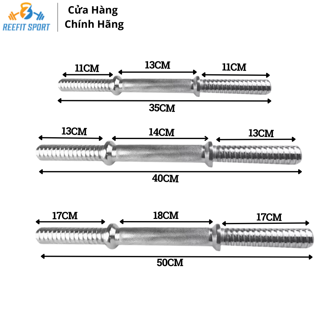 Kích thước đòn ngắn 35cm 40cm 50cm phi 25