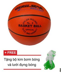 Quả bóng rổ cao su Gerustar số 3 (Cam)