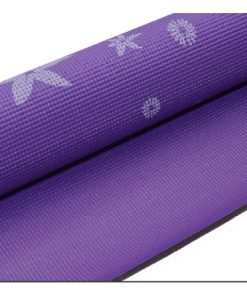 Thảm tâp Yoga hoa (Tím)