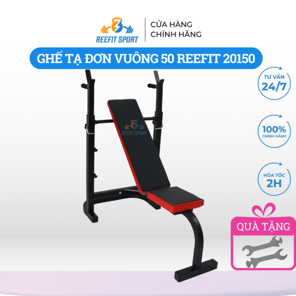 Ghế tạ đơn vuông 50 RF- 20150
