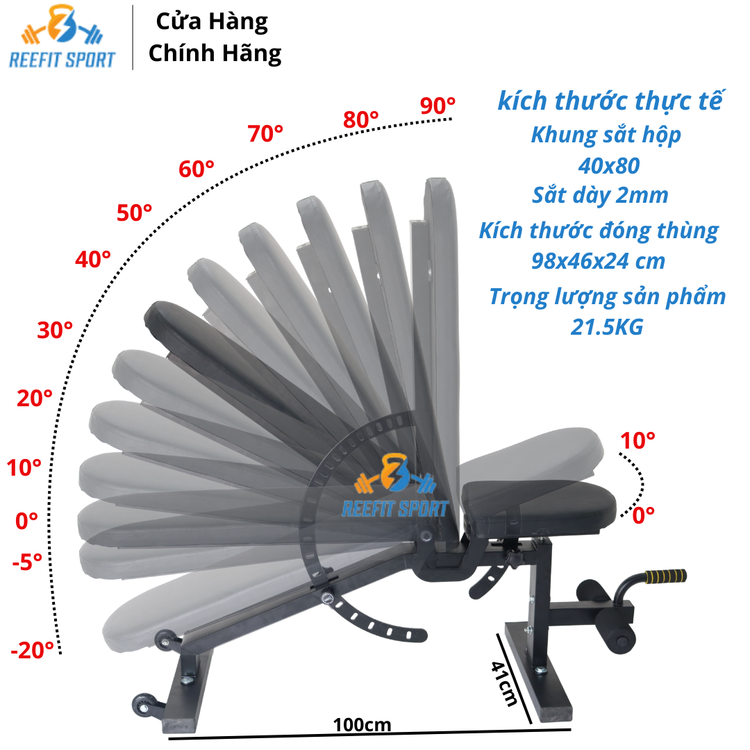 GHẾ TẬP BỤNG NGHIÊNG RF- 20021