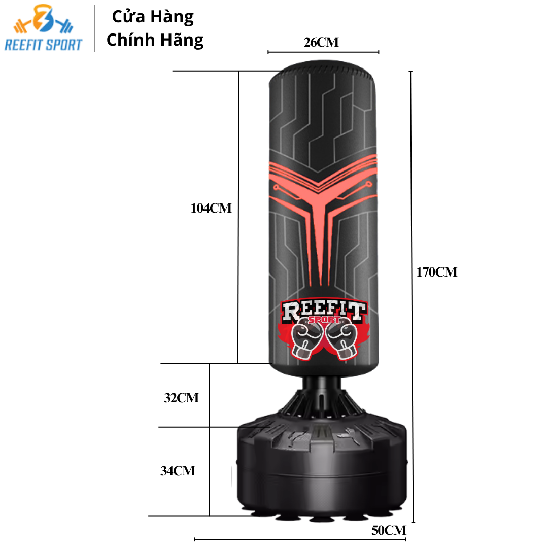 TRỤ ĐẤM BỐC TỰ ĐỨNG 1M7 RF- 43017