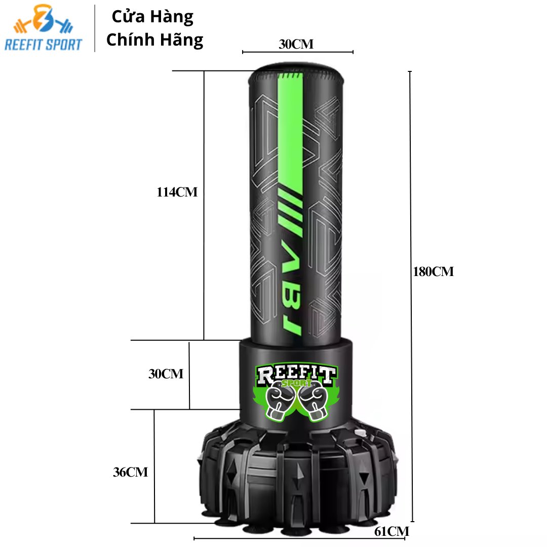  TRỤ ĐẤM BỐC BOXING TỰ ĐỨNG 1M8 RF- 401180