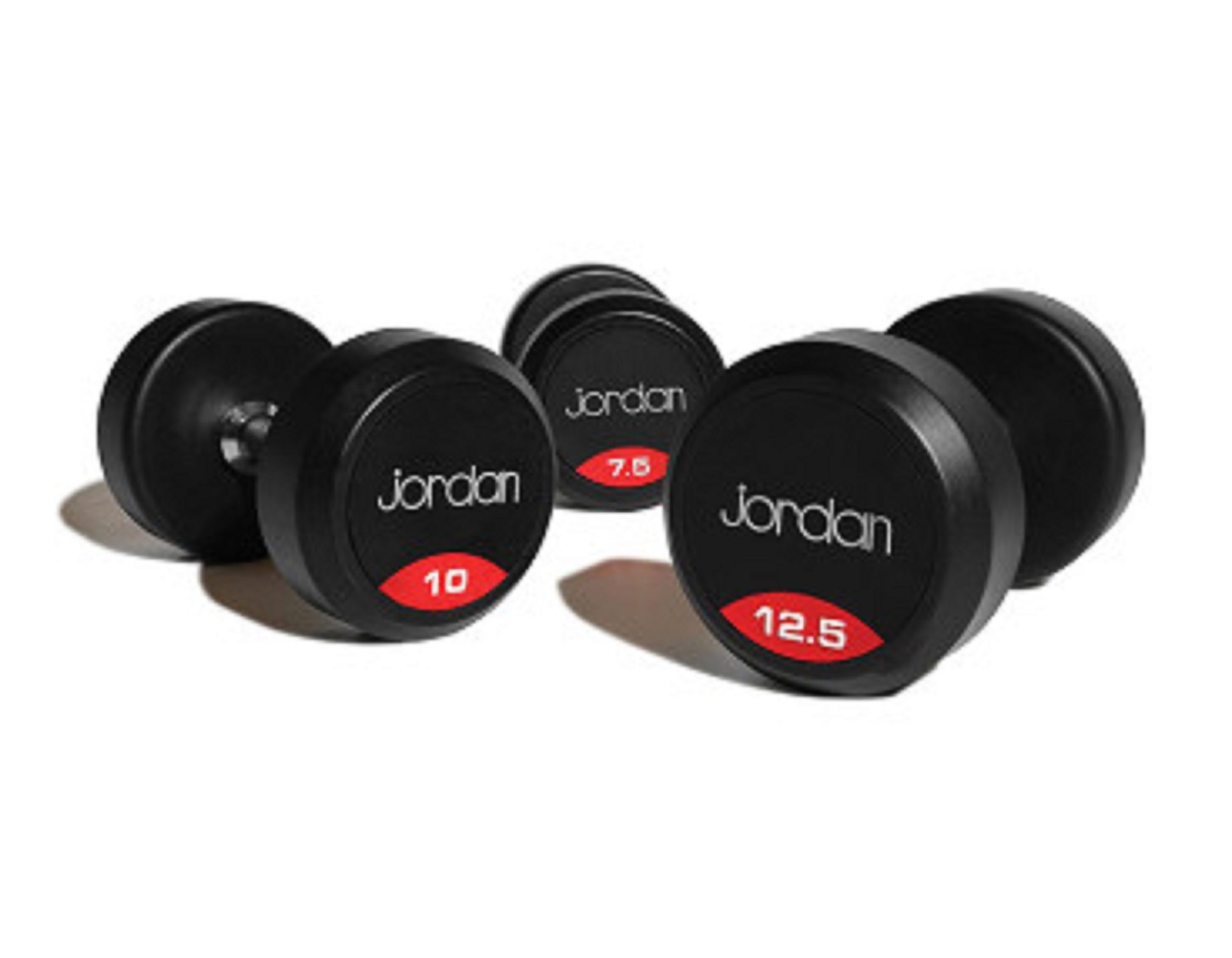 Tạ tay cao su phòng tập Jordan 2.5-50kg