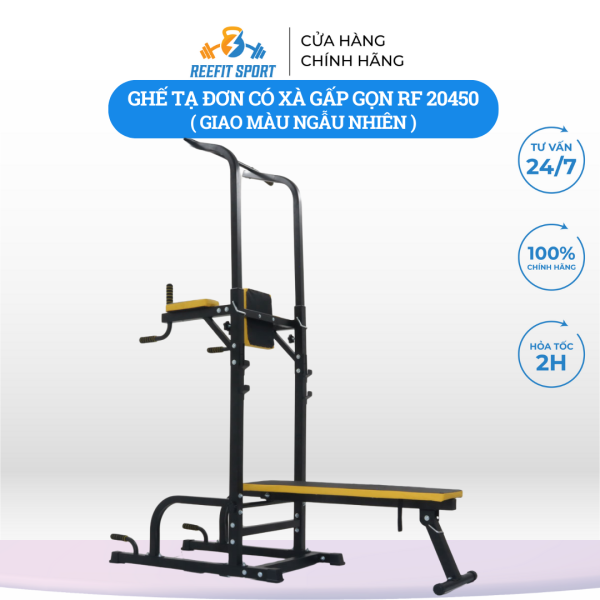 Ghế tạ tập gym, xà đơn xà kép gấp gọn RF-20450
