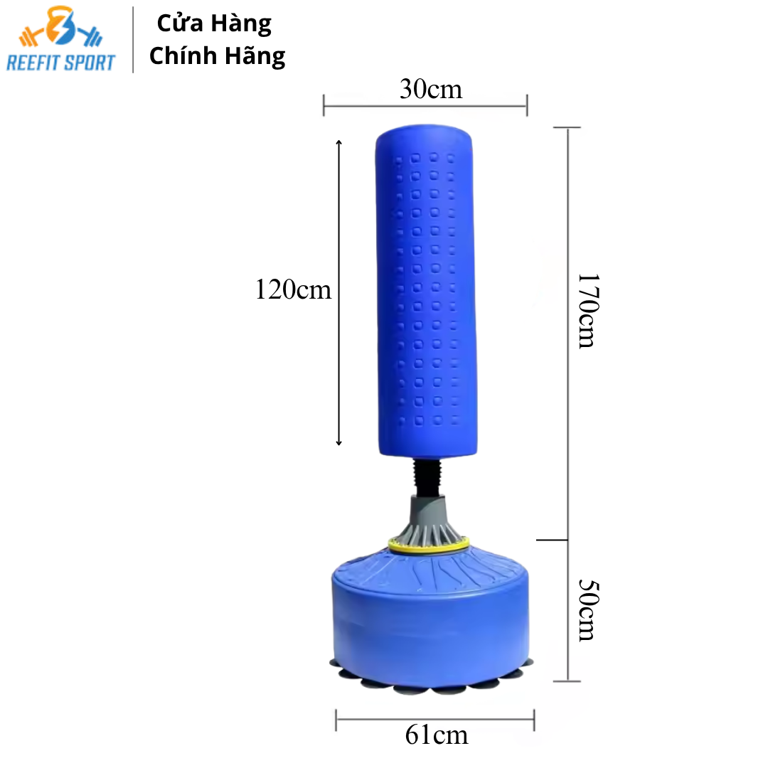 TRỤ ĐẤM BOXING TẬP VÕ TẠI NHÀ REEFIT SPORT 170CM RF-53027