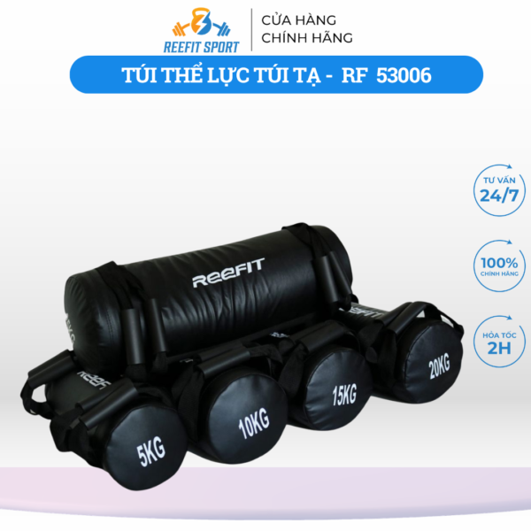 Túi Thế Lực Bao Cát Tạ Power Bag 5kg 10kg 15kg 25kg RF - 53006 - Dụng Cụ Tập Thể Lực ,Tập Functional, Crossfit