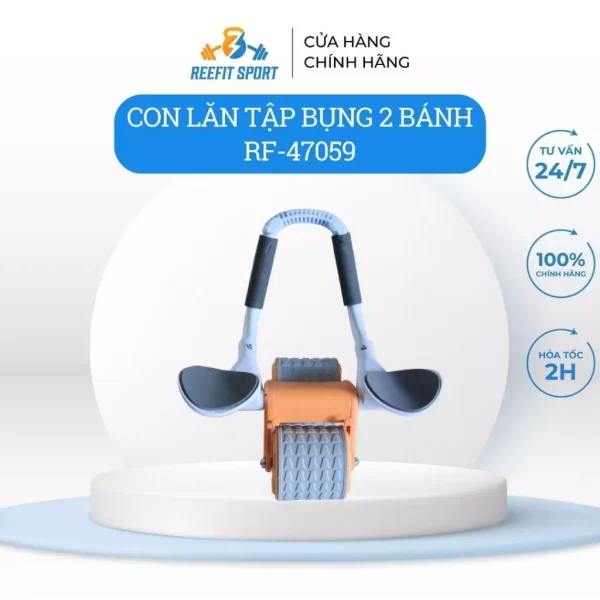 Con lăn tập bụng 2 bánh có trợ lực thế hệ mới Reefit Sport RF 47059