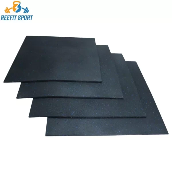 Gạch cao su thảm cao su phòng gym nhập khẩu cao cấp 1m x 1m x 1.5cm