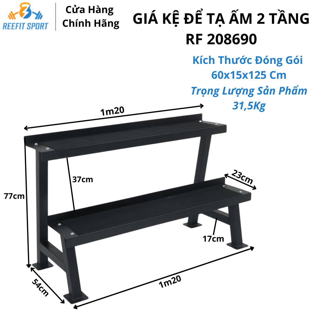 Giá kệ để tạ ấm 2 tầng RF 208690
