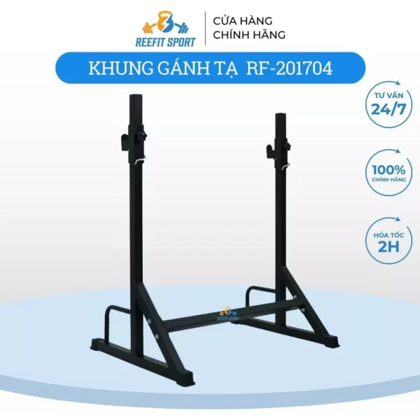 Khung giá kệ đỡ thanh đòn tạ RF 201704