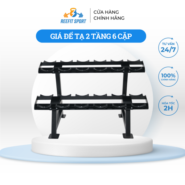 Giá để tạ 2 tầng 6 cặp RF 102316