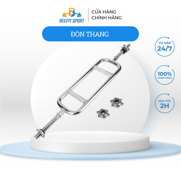 Đòn tạ hình thang xi mạ inox phi 25