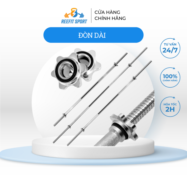 Đòn tạ dài xi mạ inox 1m,1m2,1m52,1m82,2m2