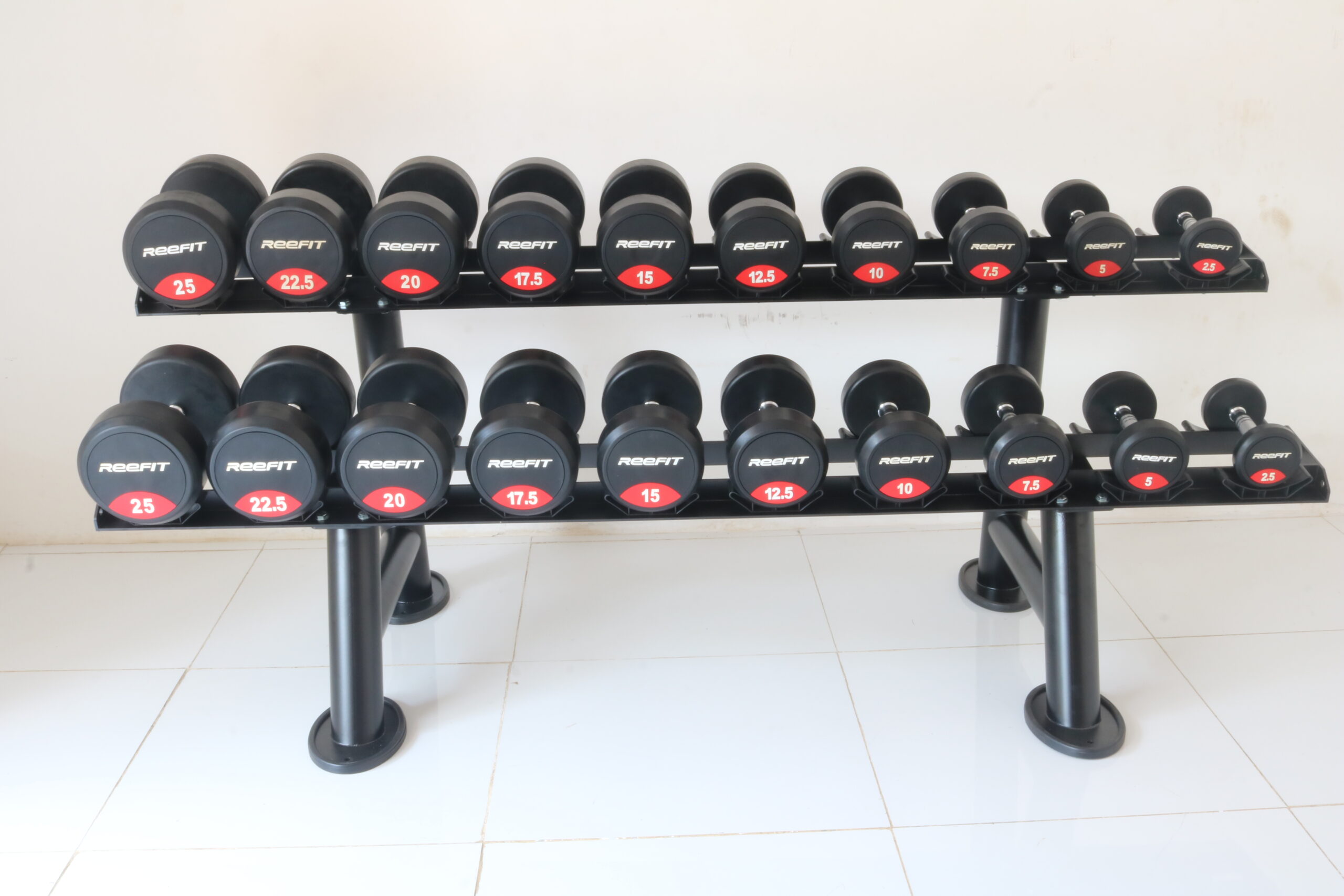 Kệ Đựng Tạ Tay 2 Tầng 10 Cặp RF-102310 - Giá Đỡ Tạ Đôi, Chịu Lực Tốt, Dành Cho Phòng Gym & Gia Đình