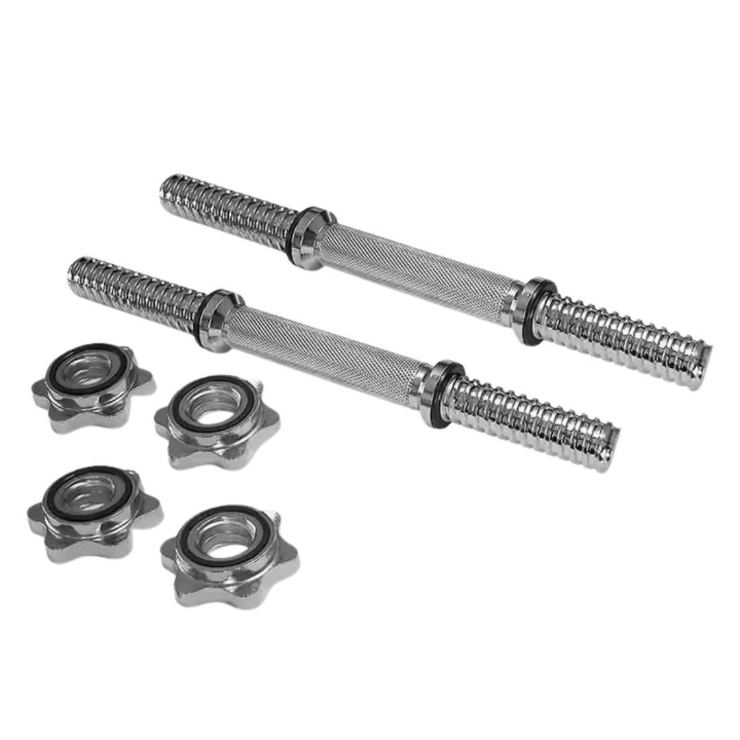 Đòn tạ ngắn 35cm xi mạ inox phi 25