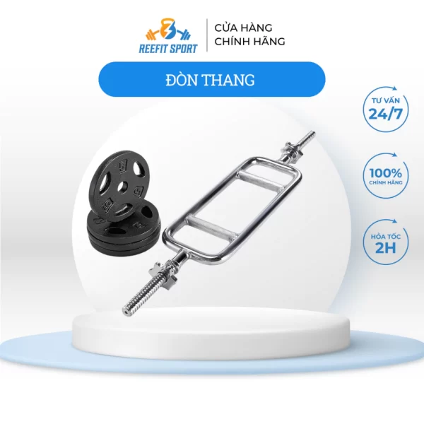 Đòn tập tạ hình thang phi 25
