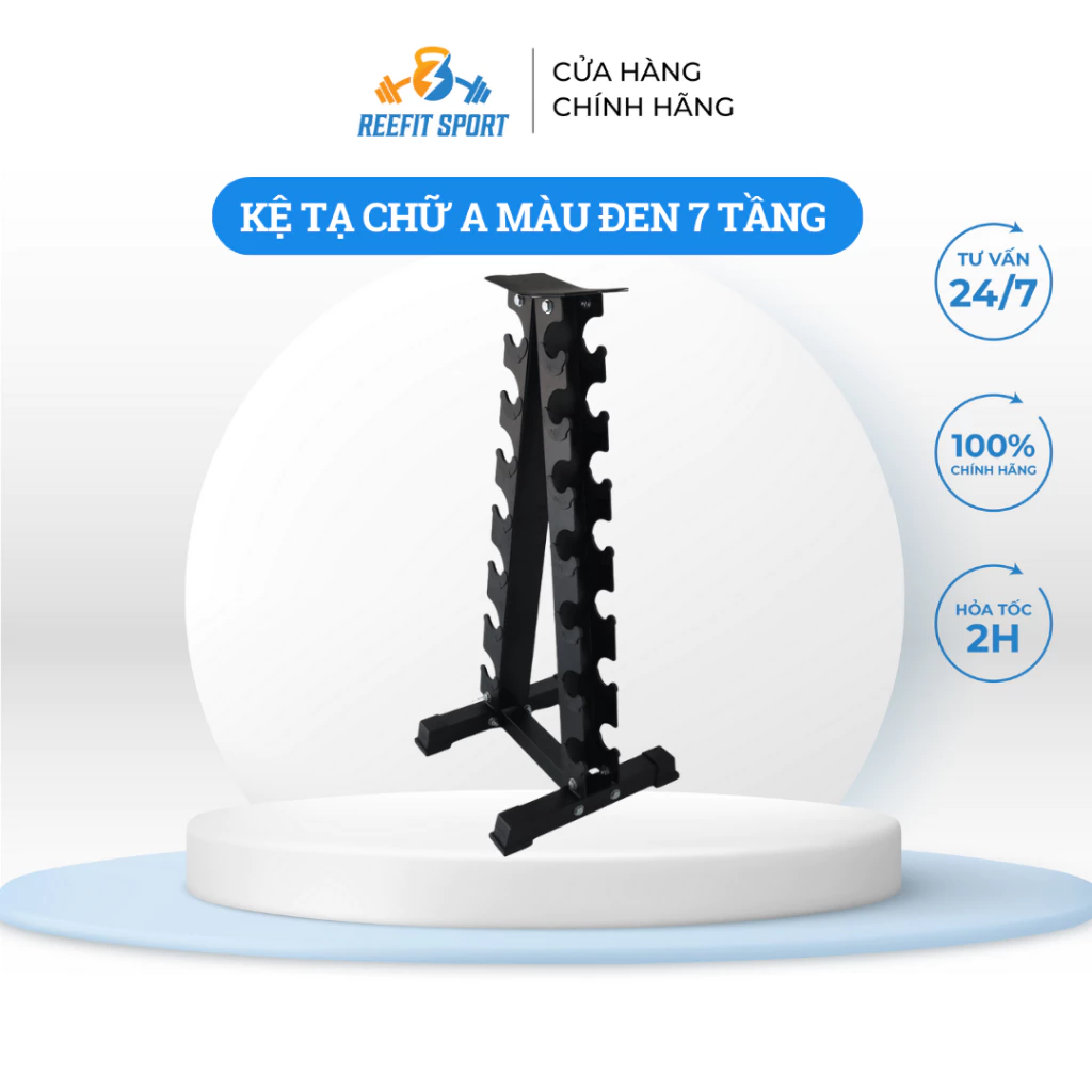 Kệ để tạ chữ A 7 tầng RF 101007