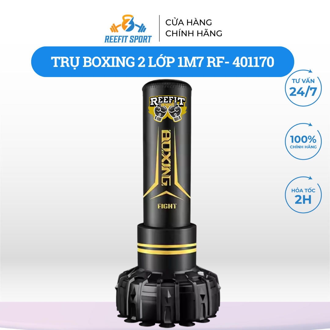 Trụ đấm bốc tự cân bằng 2 lớp RF-401170