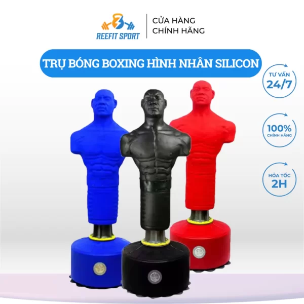 Trụ đấm boxing hình nhân silicon cao cấp nhập khẩu RF- 53023