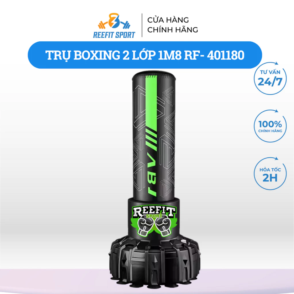 Trụ đấm bốc boxing tự đứng 1M8 RF-401180