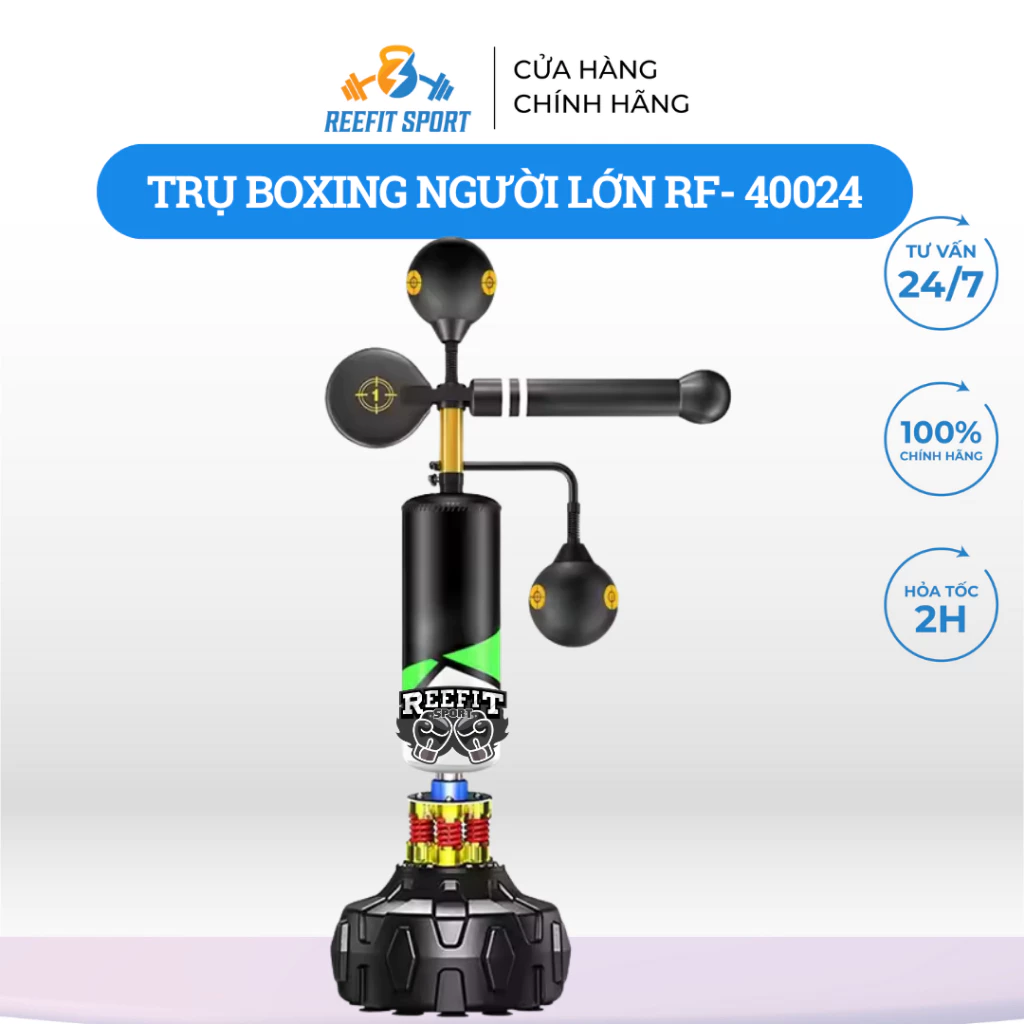 Trụ boxing đấm đá người lớn 360 độ RF- 40024