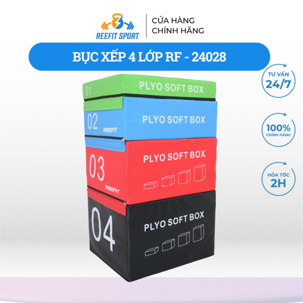 Bục tập Aerobic xếp 4 lớp RF 24028