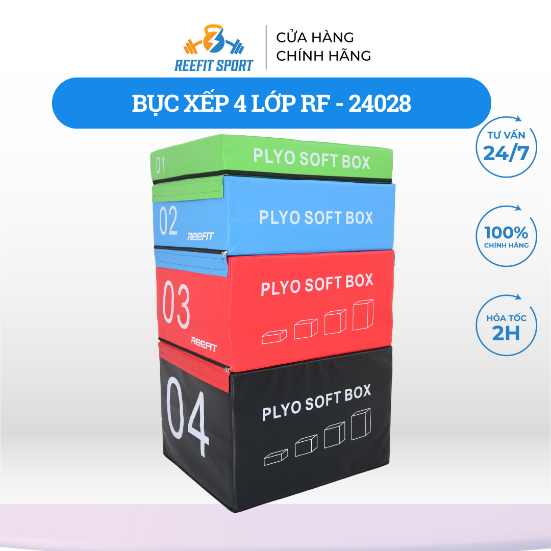 Bục tập Aerobic xếp 4 lớp RF 24028