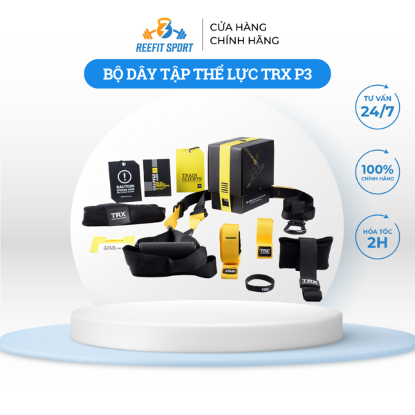 Dây Treo Tập Gym TRX 3 – Dây Treo Kháng Lực Đa Năng, Bộ Dụng Cụ Tập Thể Hình Toàn Thân