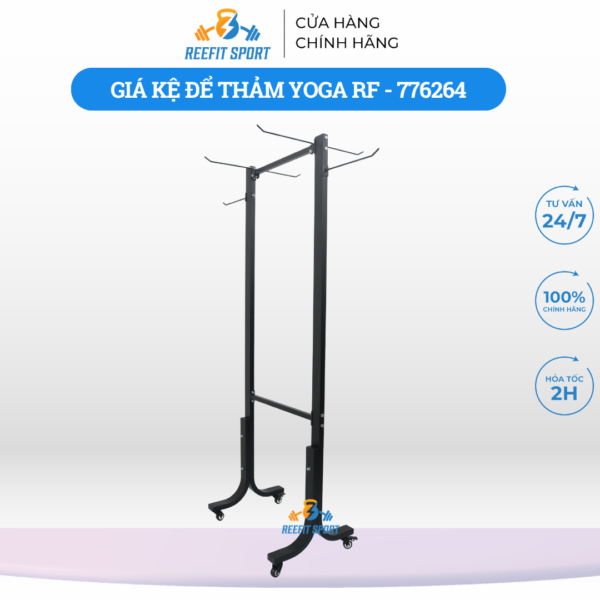 Kệ Treo Thảm Tập Gym Yoga RF-776264 – Giá Đỡ Thảm Đa Năng, Di Chuyển Linh Hoạt, Thiết Kế Gọn Gàng