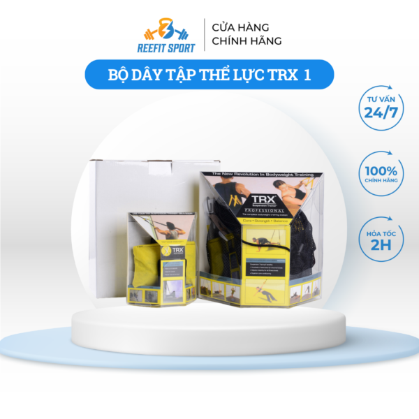 Bộ Dây Tập Thể Lực TRX 1 – Dụng Cụ Tập Gym Tại Nhà Cho Nam Nữ, Dễ Lắp Đặt
